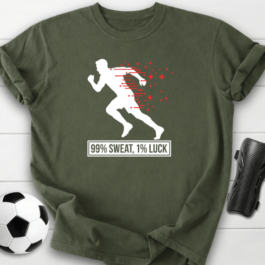 99% Sweat 1% Luck Running T-shirt