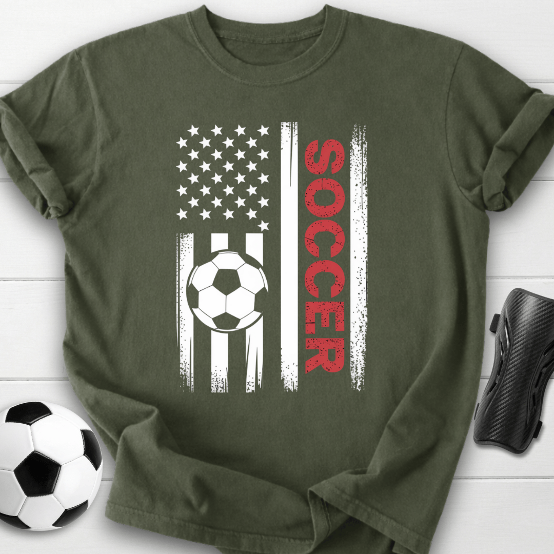 USA Soccer Flag T-Shirt
