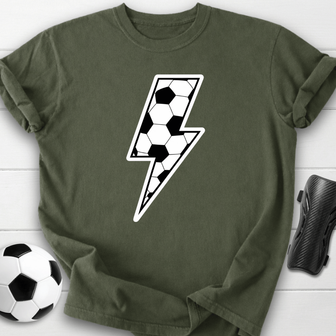 Soccer Lightning Bolt T-Shirt