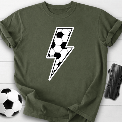Soccer Lightning Bolt T-Shirt