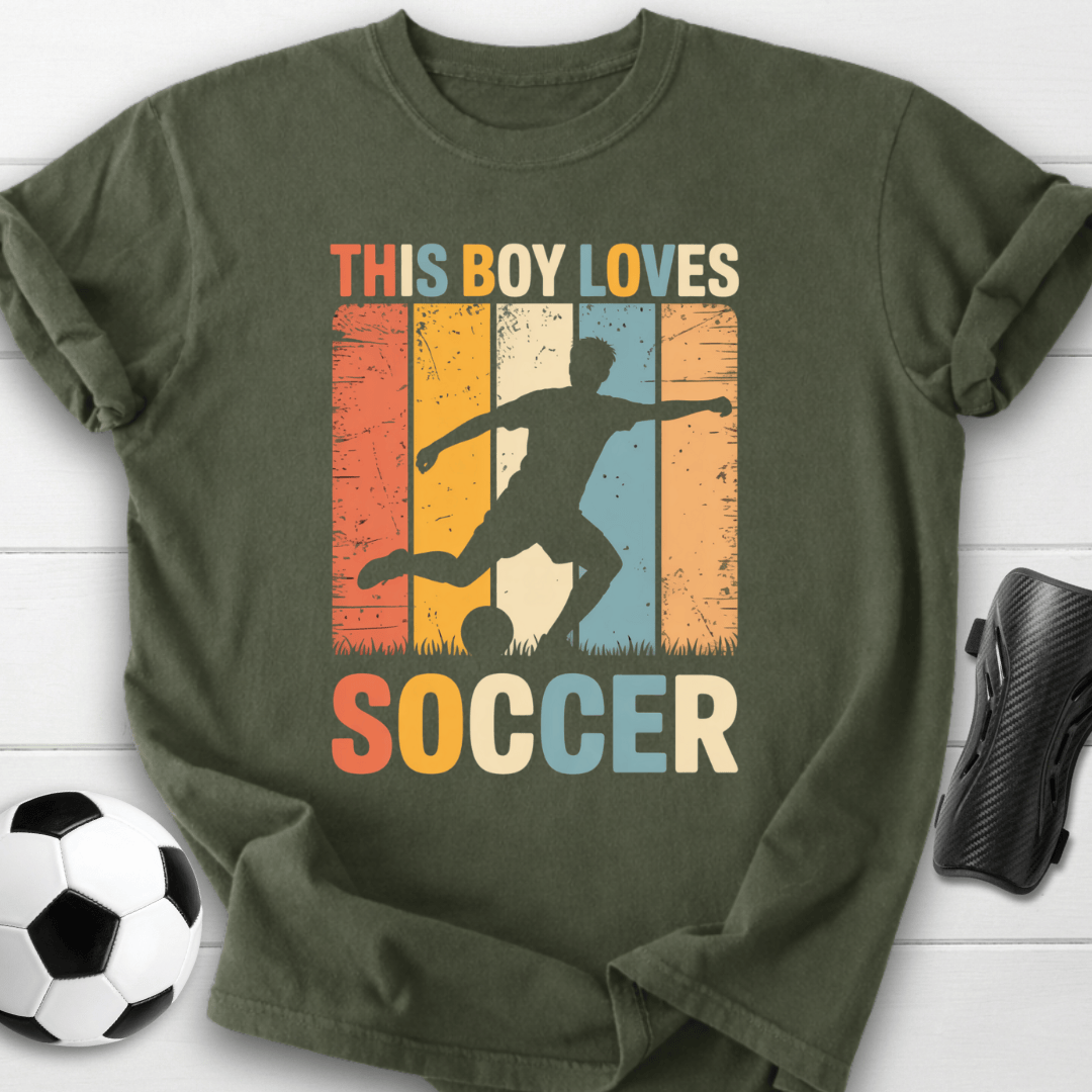 This Boy Loves Soccer T-Shirt