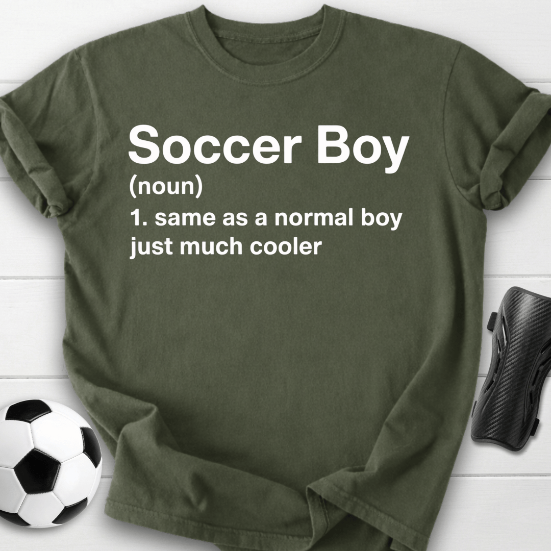 Soccer Boy Definition Funny T-Shirt