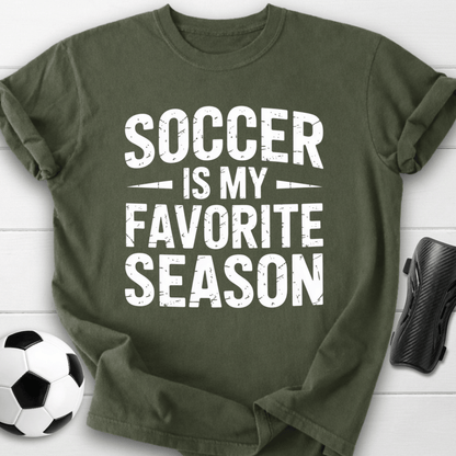 Soccer Is My Favorite Season T-Shirt