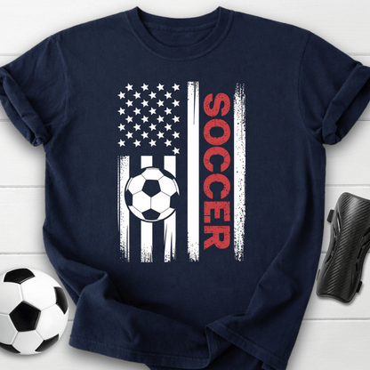 USA Soccer Flag T-Shirt