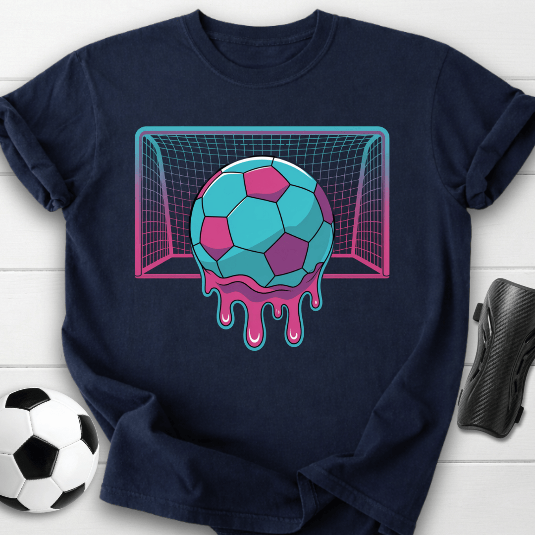 Melting Soccer Ball Goal T-Shirt