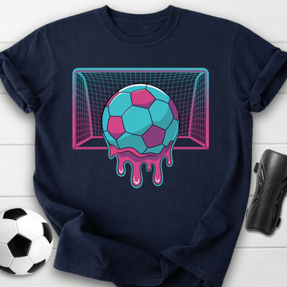 Melting Soccer Ball Goal T-Shirt