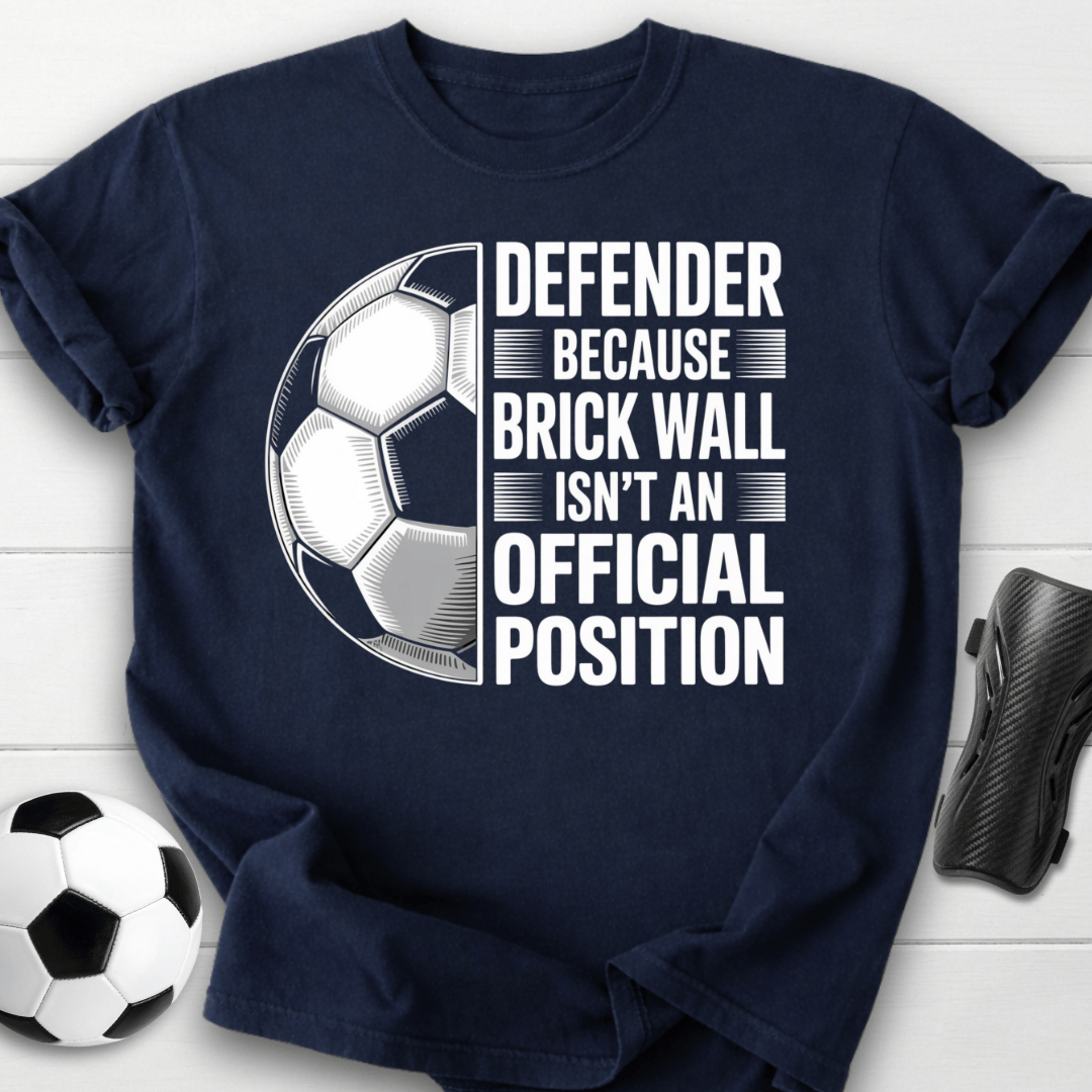 Soccer Defender Brick Wall T-Shirt