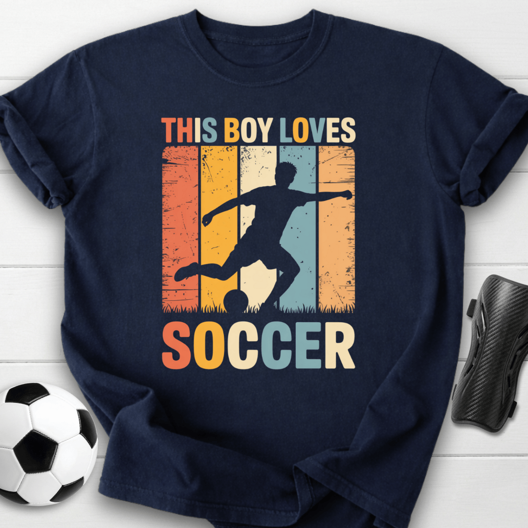 This Boy Loves Soccer T-Shirt