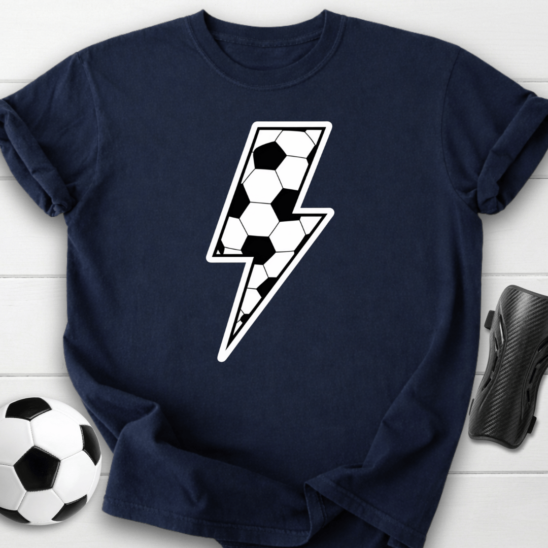 Soccer Lightning Bolt T-Shirt