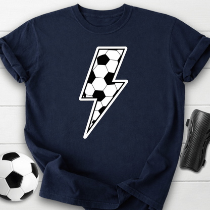 Soccer Lightning Bolt T-Shirt