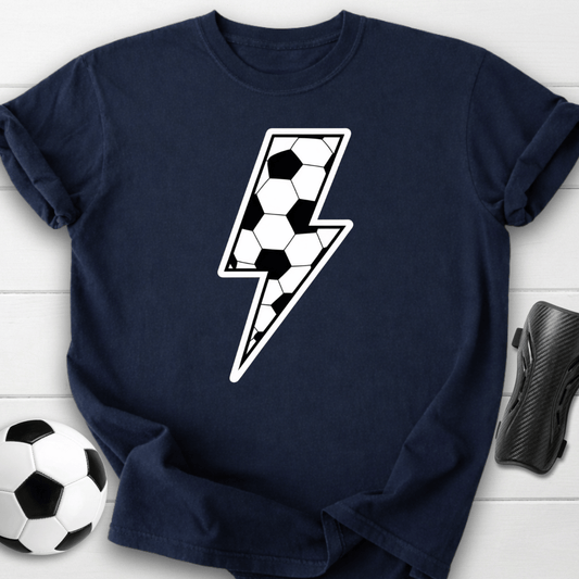 Soccer Lightning Bolt T-Shirt