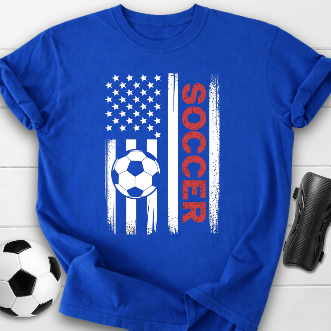 USA Soccer Flag T-Shirt