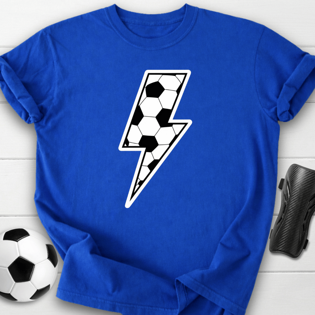 Soccer Lightning Bolt T-Shirt